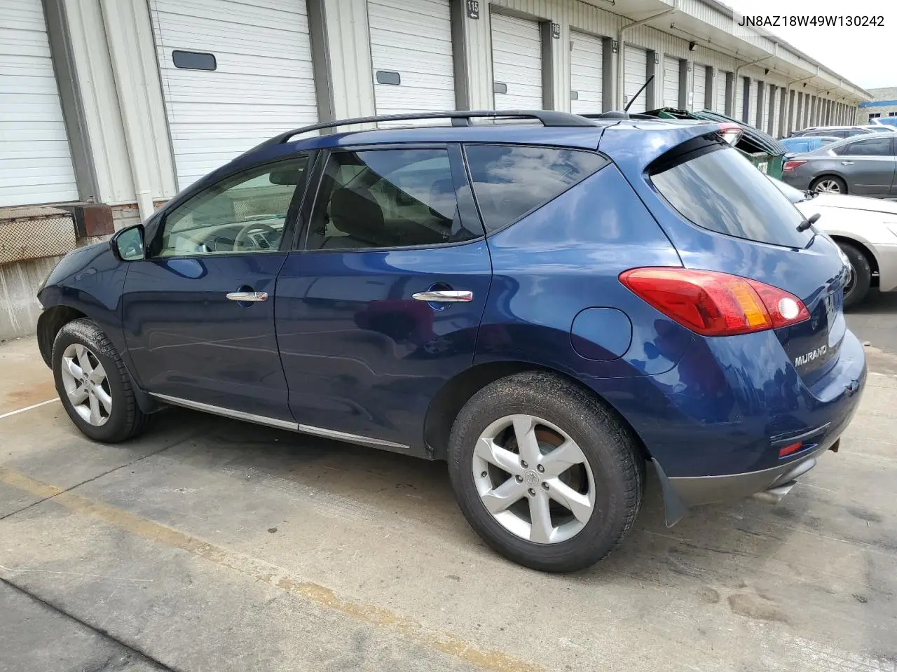 2009 Nissan Murano S VIN: JN8AZ18W49W130242 Lot: 65162595
