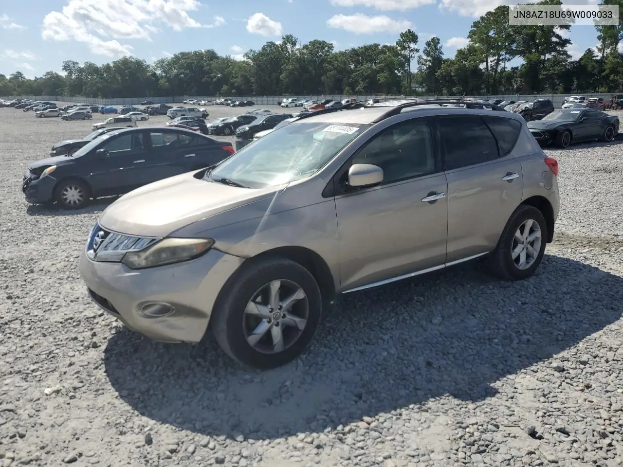 2009 Nissan Murano S VIN: JN8AZ18U69W009033 Lot: 65164405