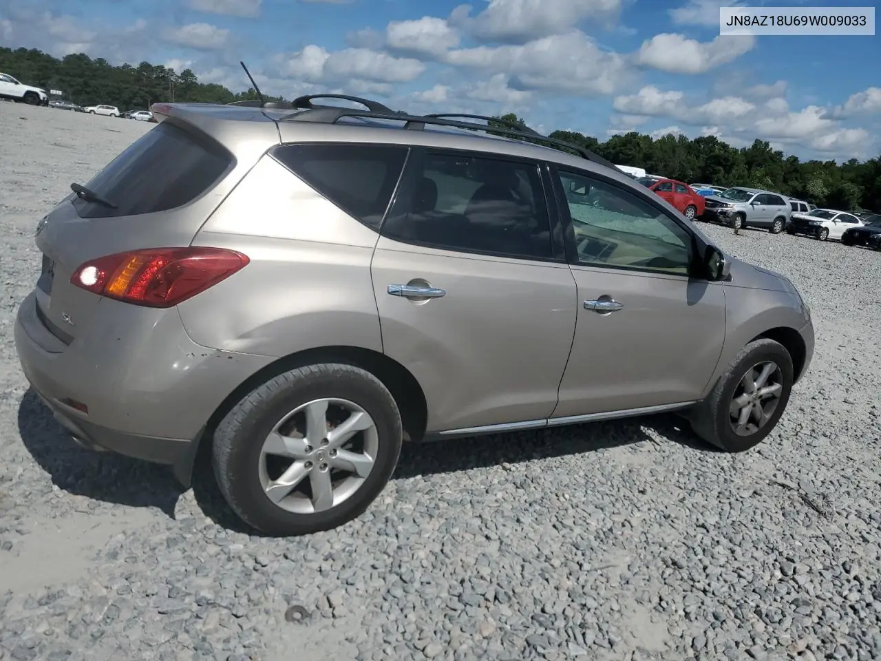 2009 Nissan Murano S VIN: JN8AZ18U69W009033 Lot: 65164405