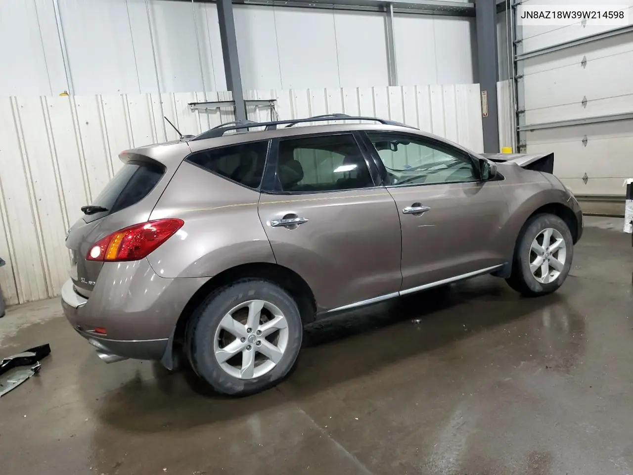 2009 Nissan Murano S VIN: JN8AZ18W39W214598 Lot: 65341895