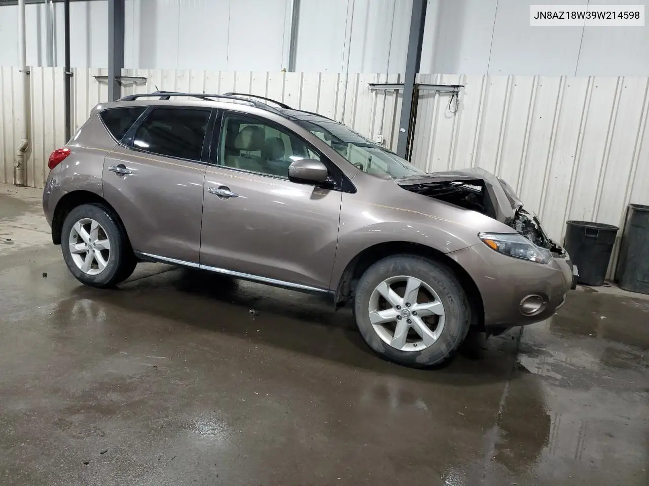 2009 Nissan Murano S VIN: JN8AZ18W39W214598 Lot: 65341895