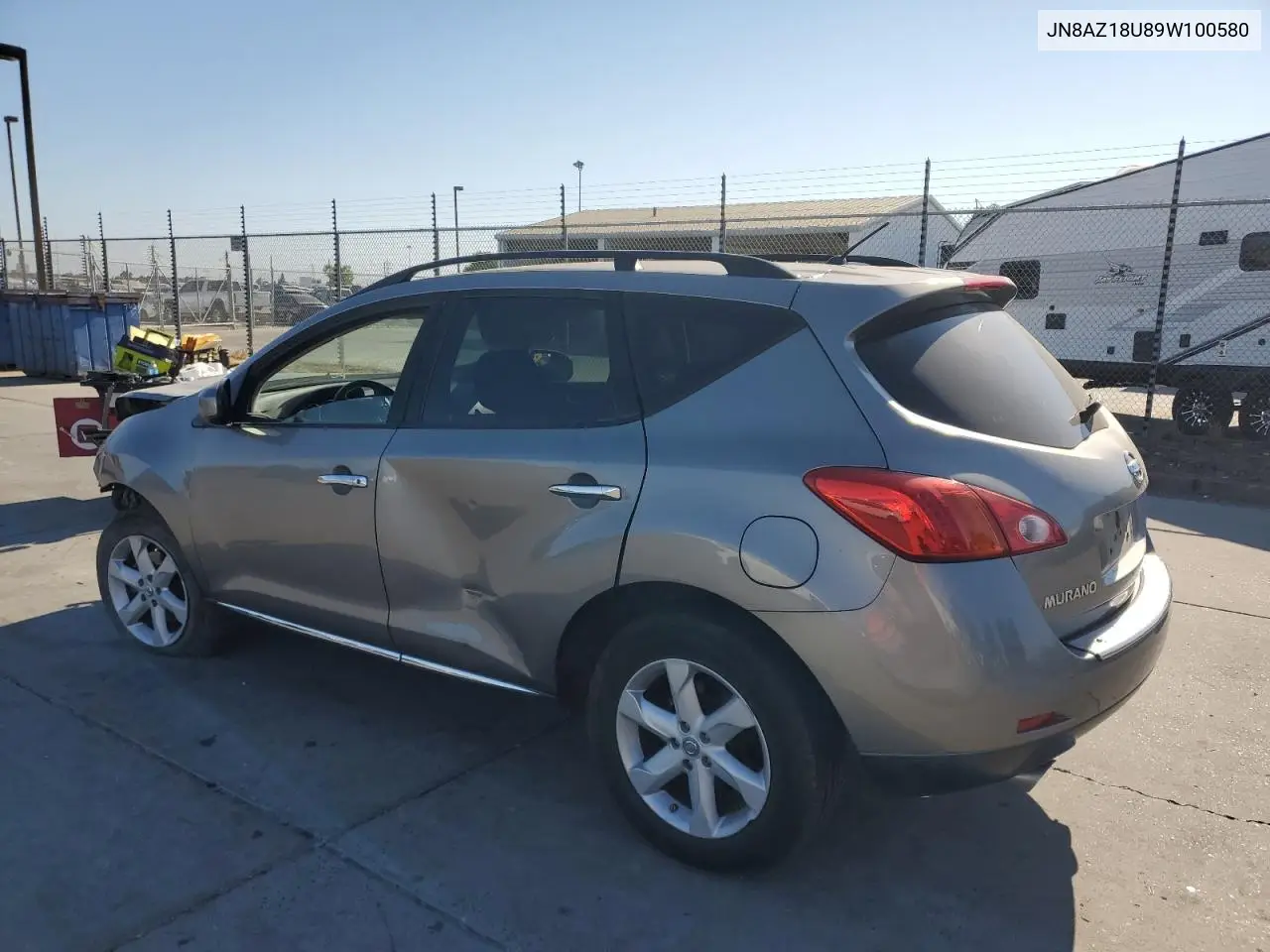 2009 Nissan Murano S VIN: JN8AZ18U89W100580 Lot: 65395855