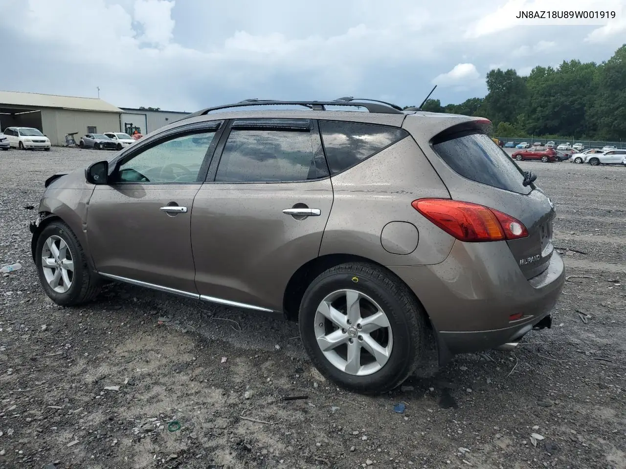 2009 Nissan Murano S VIN: JN8AZ18U89W001919 Lot: 65526435