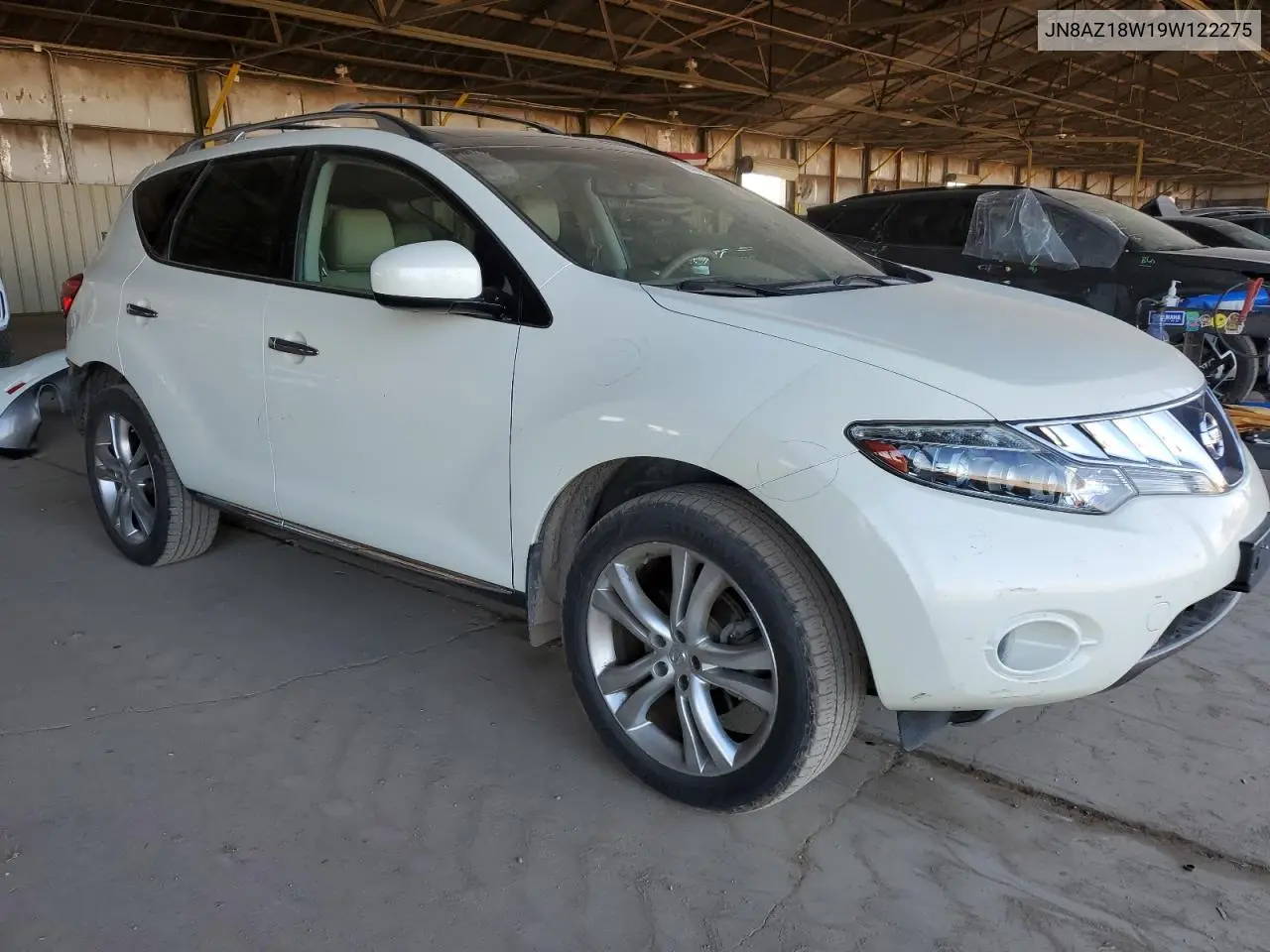2009 Nissan Murano S VIN: JN8AZ18W19W122275 Lot: 65629885