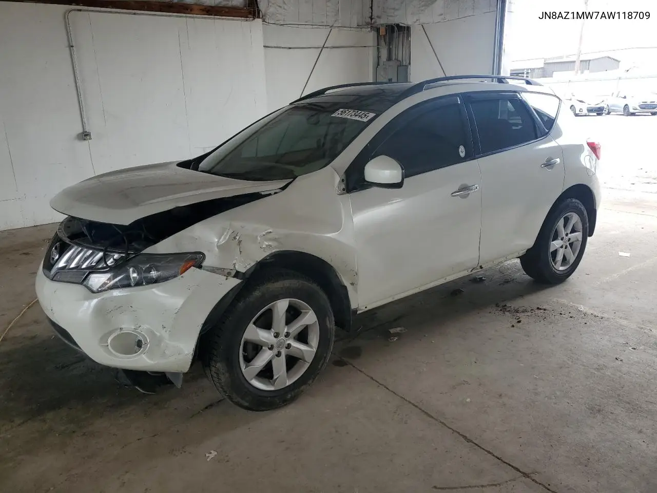 2010 Nissan Murano S VIN: JN8AZ1MW7AW118709 Lot: 56173445