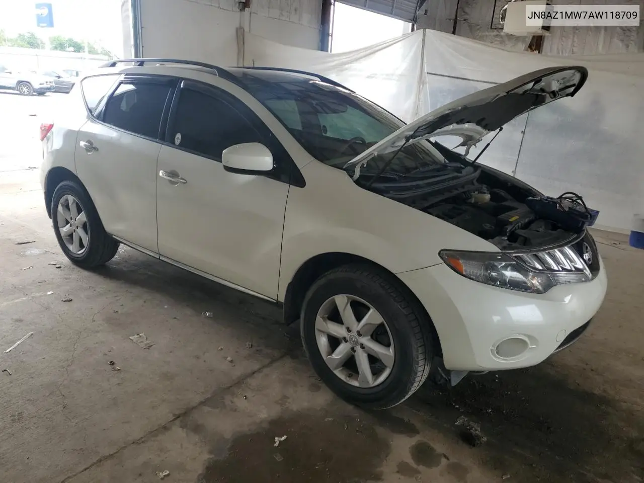 2010 Nissan Murano S VIN: JN8AZ1MW7AW118709 Lot: 56173445