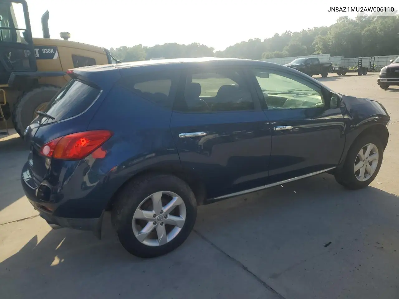 2010 Nissan Murano S VIN: JN8AZ1MU2AW006110 Lot: 63207065
