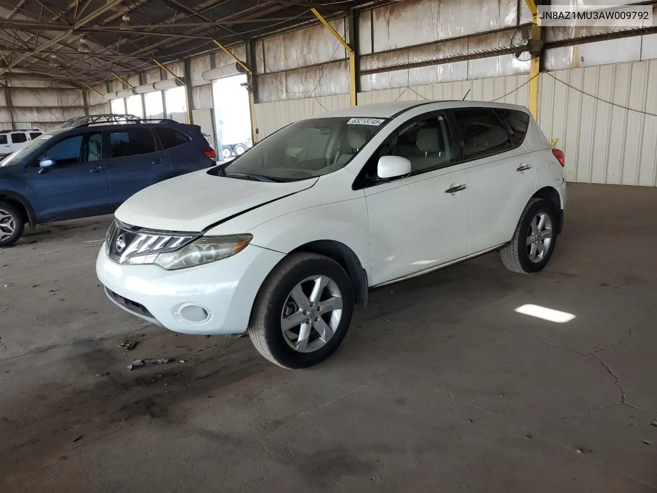 2010 Nissan Murano S VIN: JN8AZ1MU3AW009792 Lot: 63213745