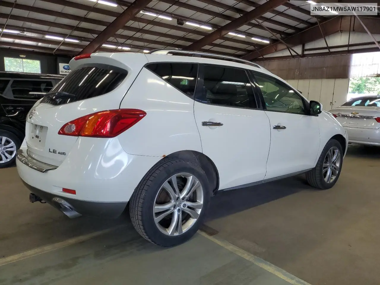 2010 Nissan Murano S VIN: JN8AZ1MW5AW117901 Lot: 63301175