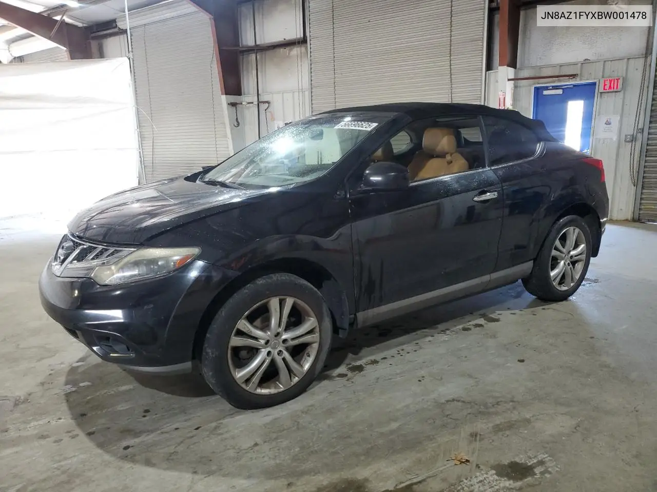 2011 Nissan Murano Crosscabriolet VIN: JN8AZ1FYXBW001478 Lot: 56696625