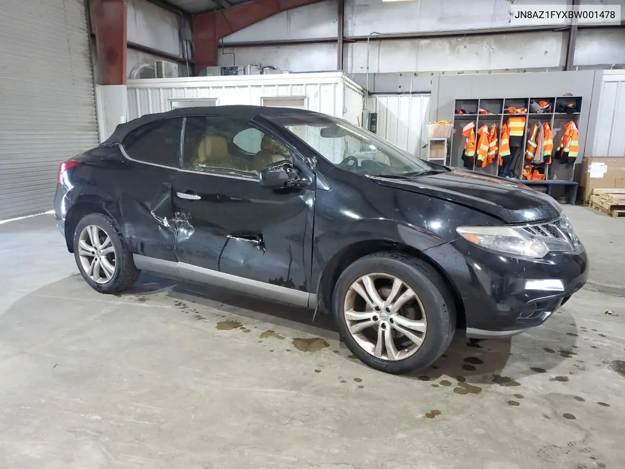 2011 Nissan Murano Crosscabriolet VIN: JN8AZ1FYXBW001478 Lot: 56696625