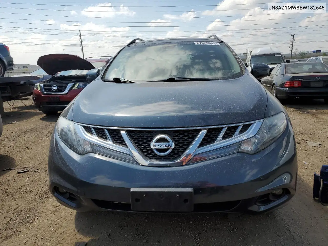 2011 Nissan Murano S VIN: JN8AZ1MW8BW182646 Lot: 57039095