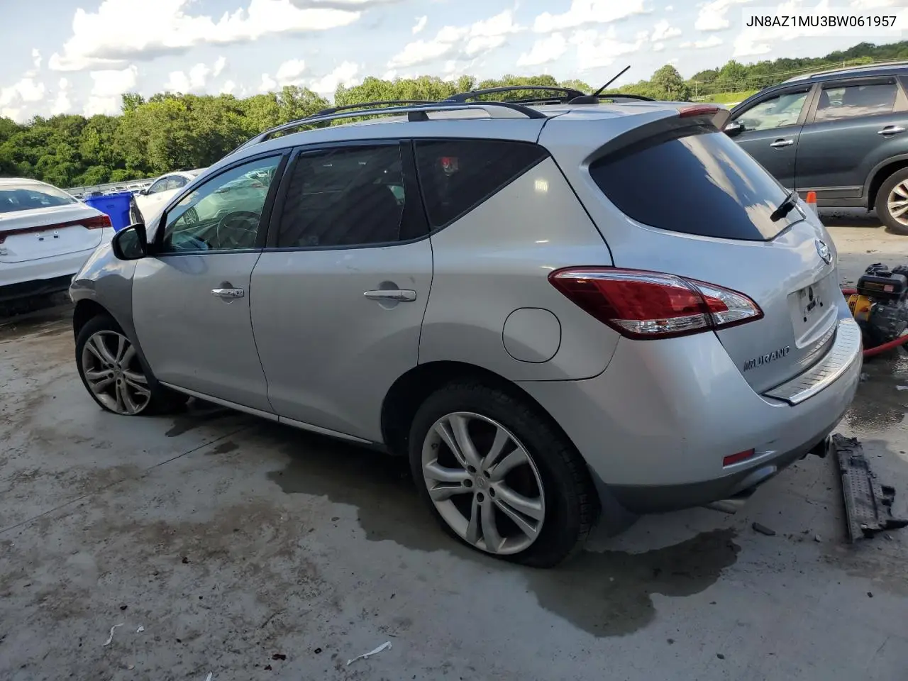 2011 Nissan Murano S VIN: JN8AZ1MU3BW061957 Lot: 61835755