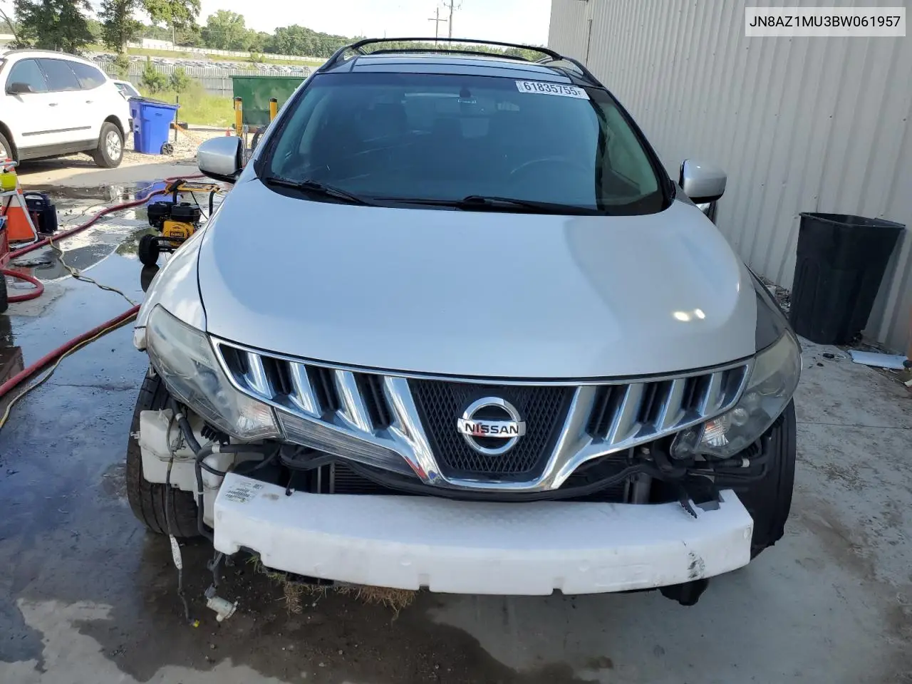 2011 Nissan Murano S VIN: JN8AZ1MU3BW061957 Lot: 61835755