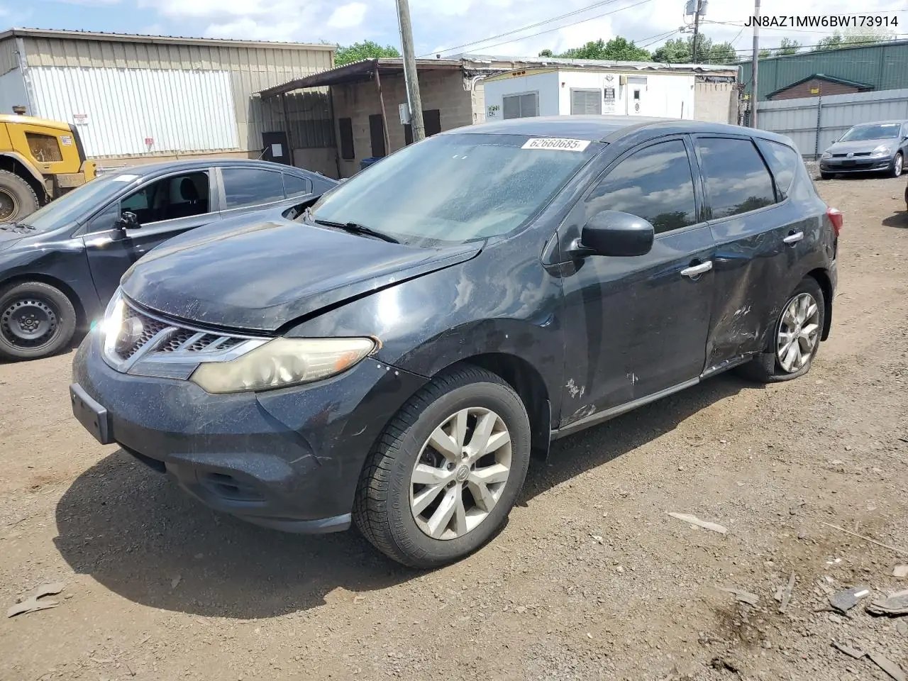 2011 Nissan Murano S VIN: JN8AZ1MW6BW173914 Lot: 62660685