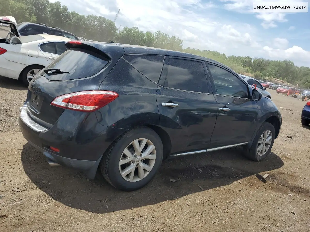 2011 Nissan Murano S VIN: JN8AZ1MW6BW173914 Lot: 62660685