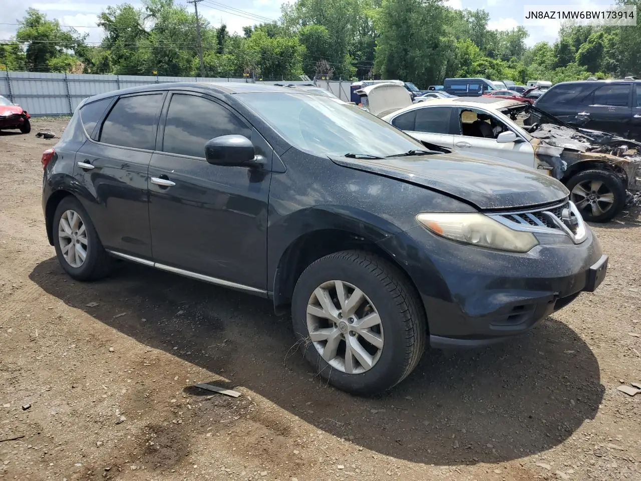 2011 Nissan Murano S VIN: JN8AZ1MW6BW173914 Lot: 62660685