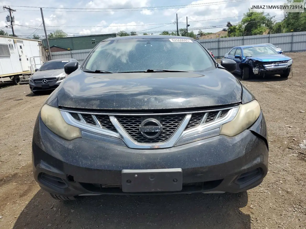 2011 Nissan Murano S VIN: JN8AZ1MW6BW173914 Lot: 62660685