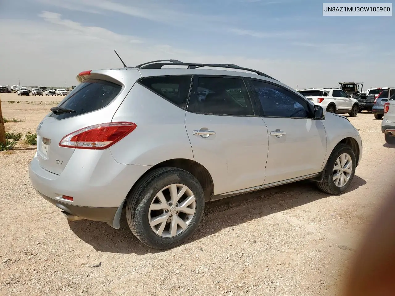 jn8az1mu3cw105960 JN8AZ1MU3CW105960 2012 Nissan Murano S