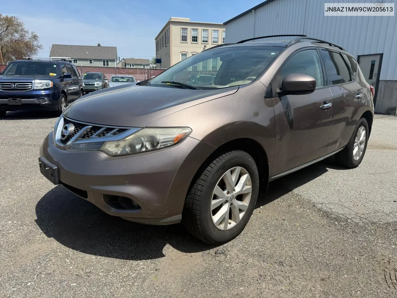 2012 Nissan Murano S VIN: JN8AZ1MW9CW205613 Lot: 57185305