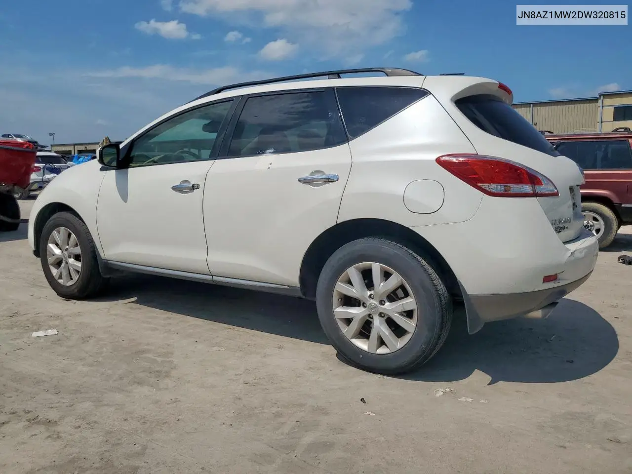 2013 Nissan Murano S VIN: JN8AZ1MW2DW320815 Lot: 57240815