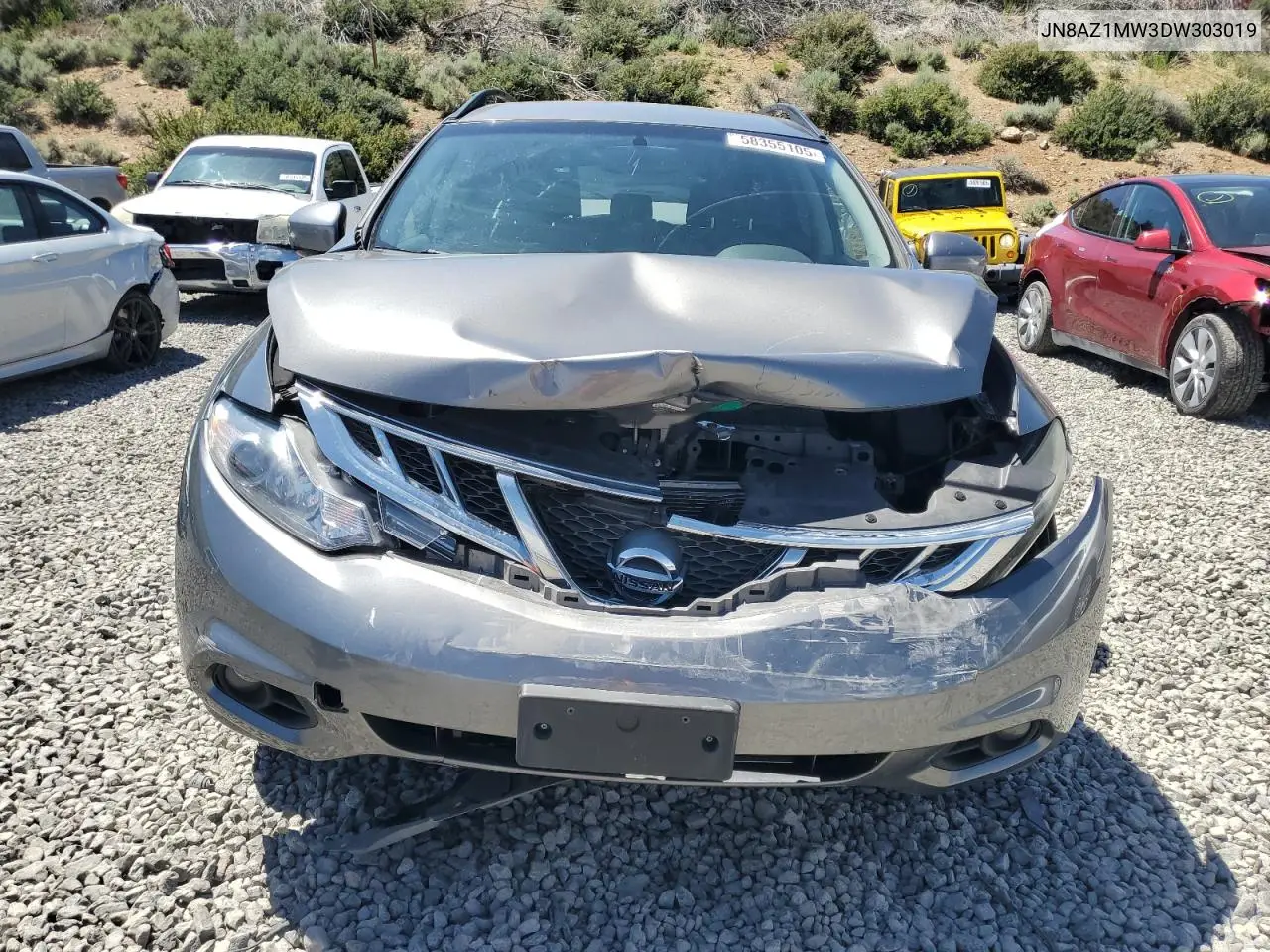 2013 Nissan Murano S VIN: JN8AZ1MW3DW303019 Lot: 58355105