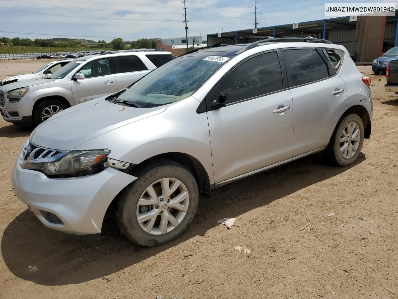 2013 Nissan Murano S VIN: JN8AZ1MW2DW301942 Lot: 58428955