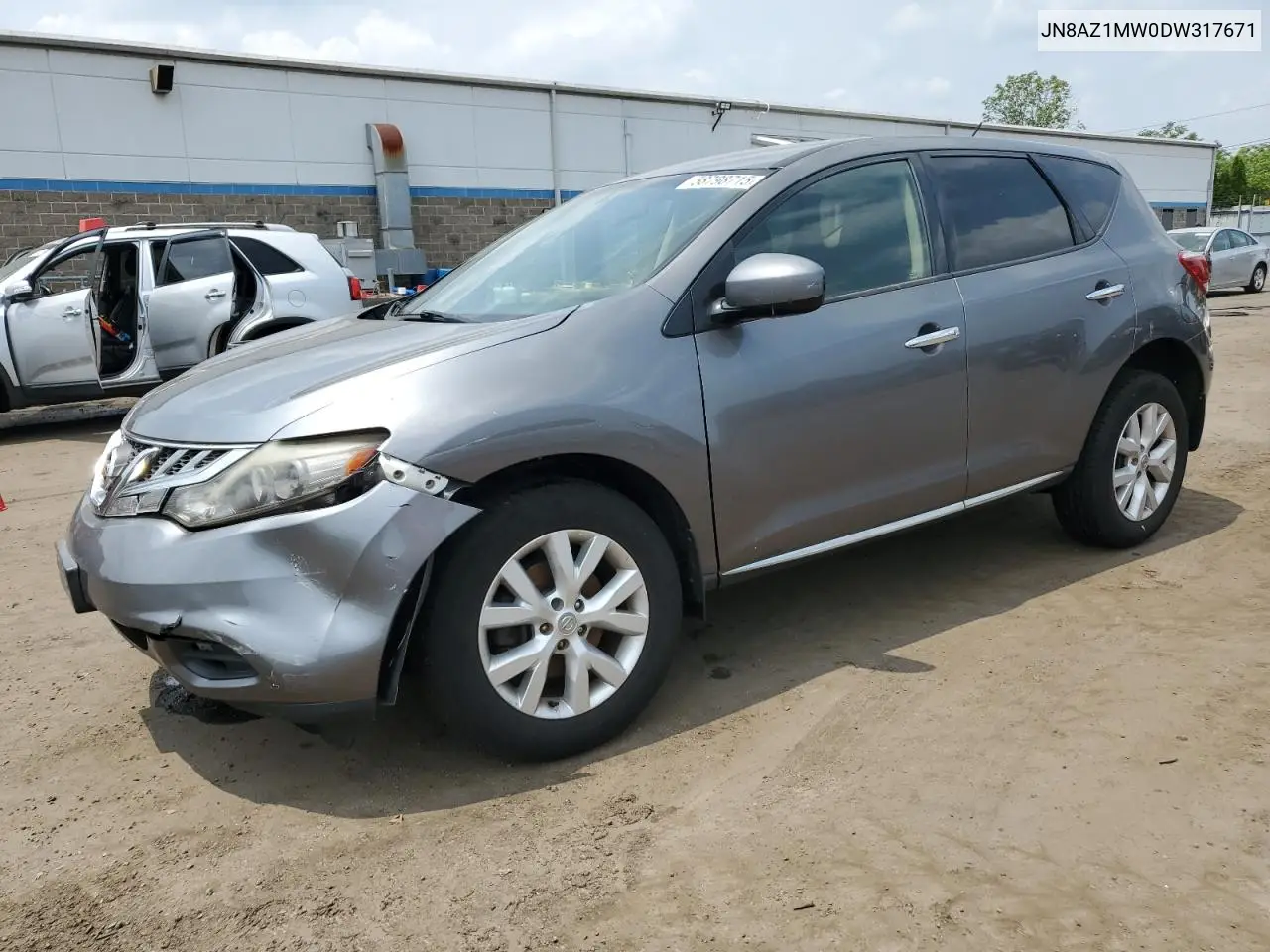 2013 Nissan Murano S VIN: JN8AZ1MW0DW317671 Lot: 58798715