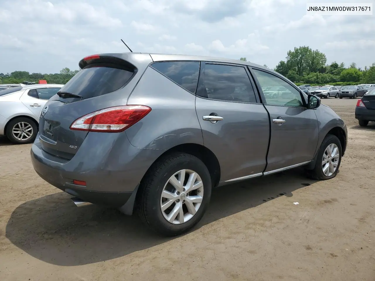 2013 Nissan Murano S VIN: JN8AZ1MW0DW317671 Lot: 58798715