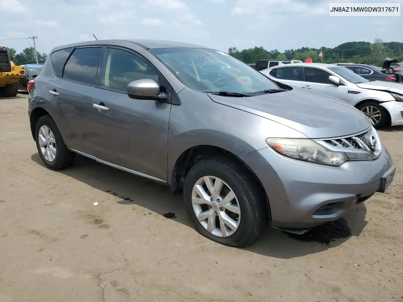 2013 Nissan Murano S VIN: JN8AZ1MW0DW317671 Lot: 58798715