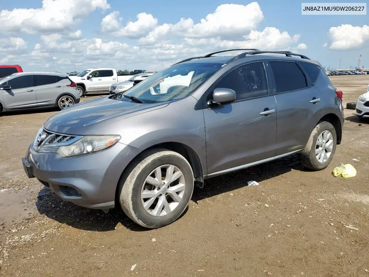 2013 Nissan Murano S VIN: JN8AZ1MU9DW206227 Lot: 58991245