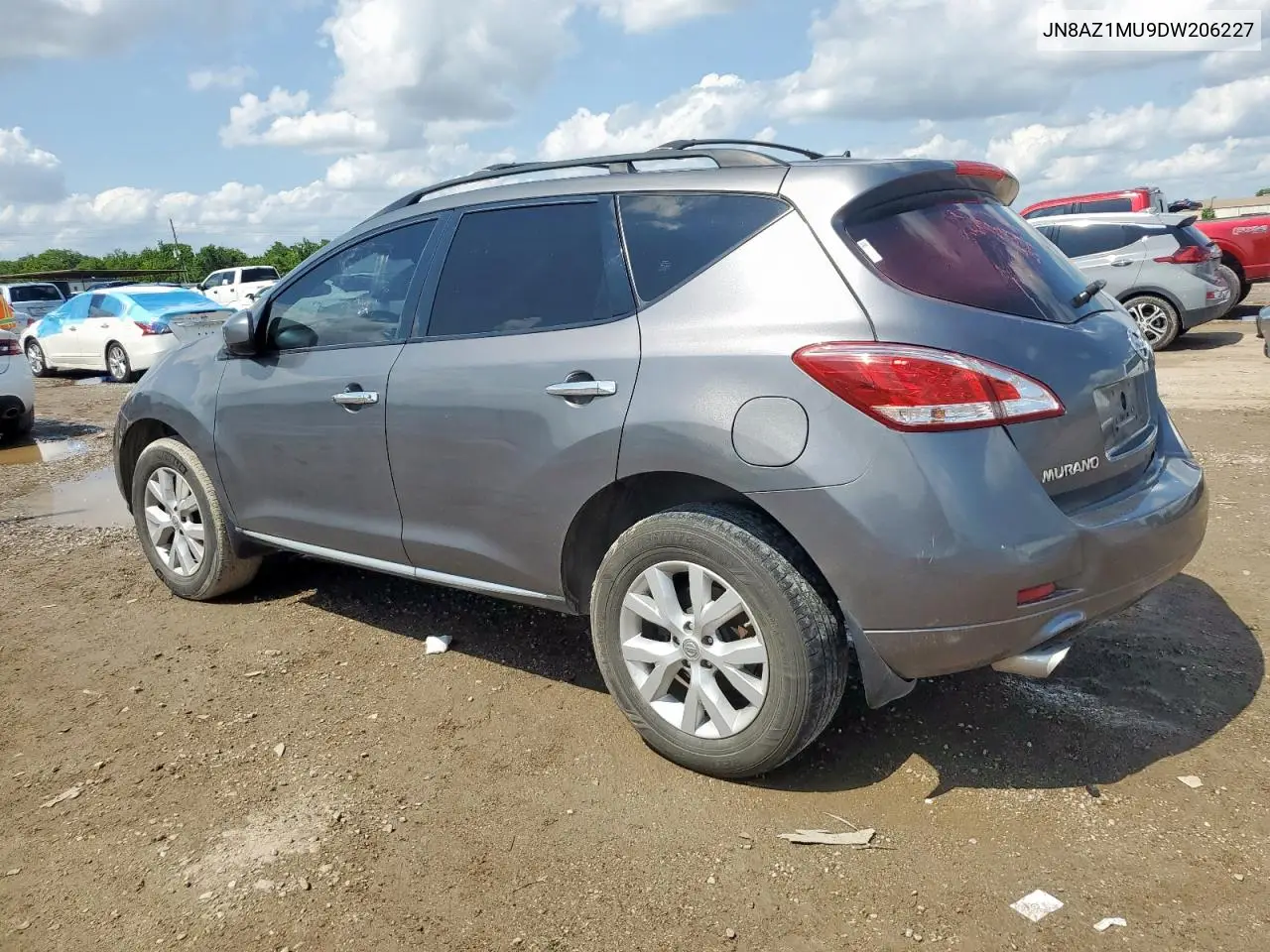 2013 Nissan Murano S VIN: JN8AZ1MU9DW206227 Lot: 58991245