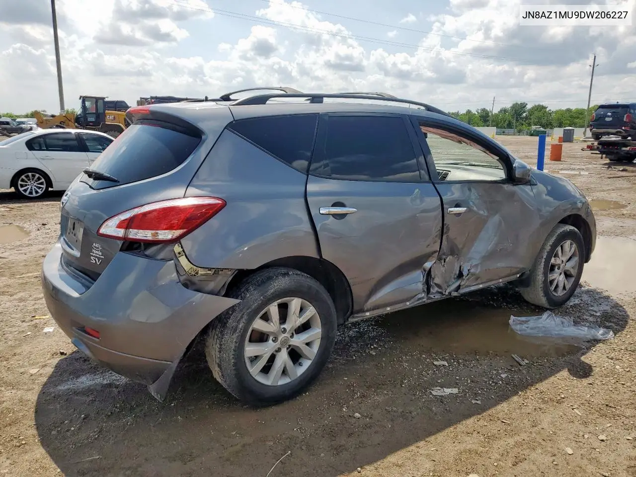 2013 Nissan Murano S VIN: JN8AZ1MU9DW206227 Lot: 58991245