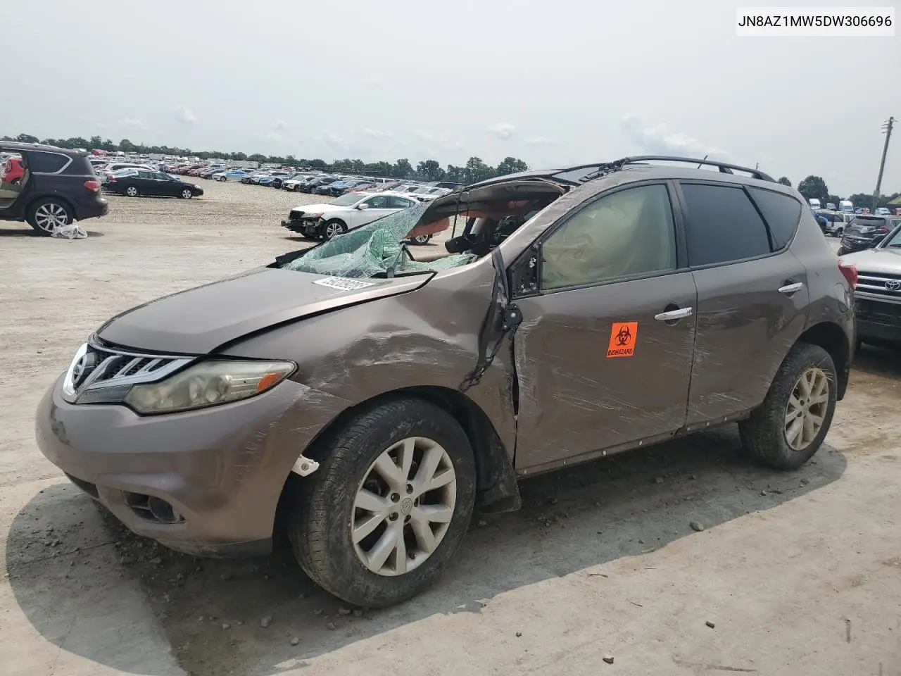 2013 Nissan Murano S VIN: JN8AZ1MW5DW306696 Lot: 59209285