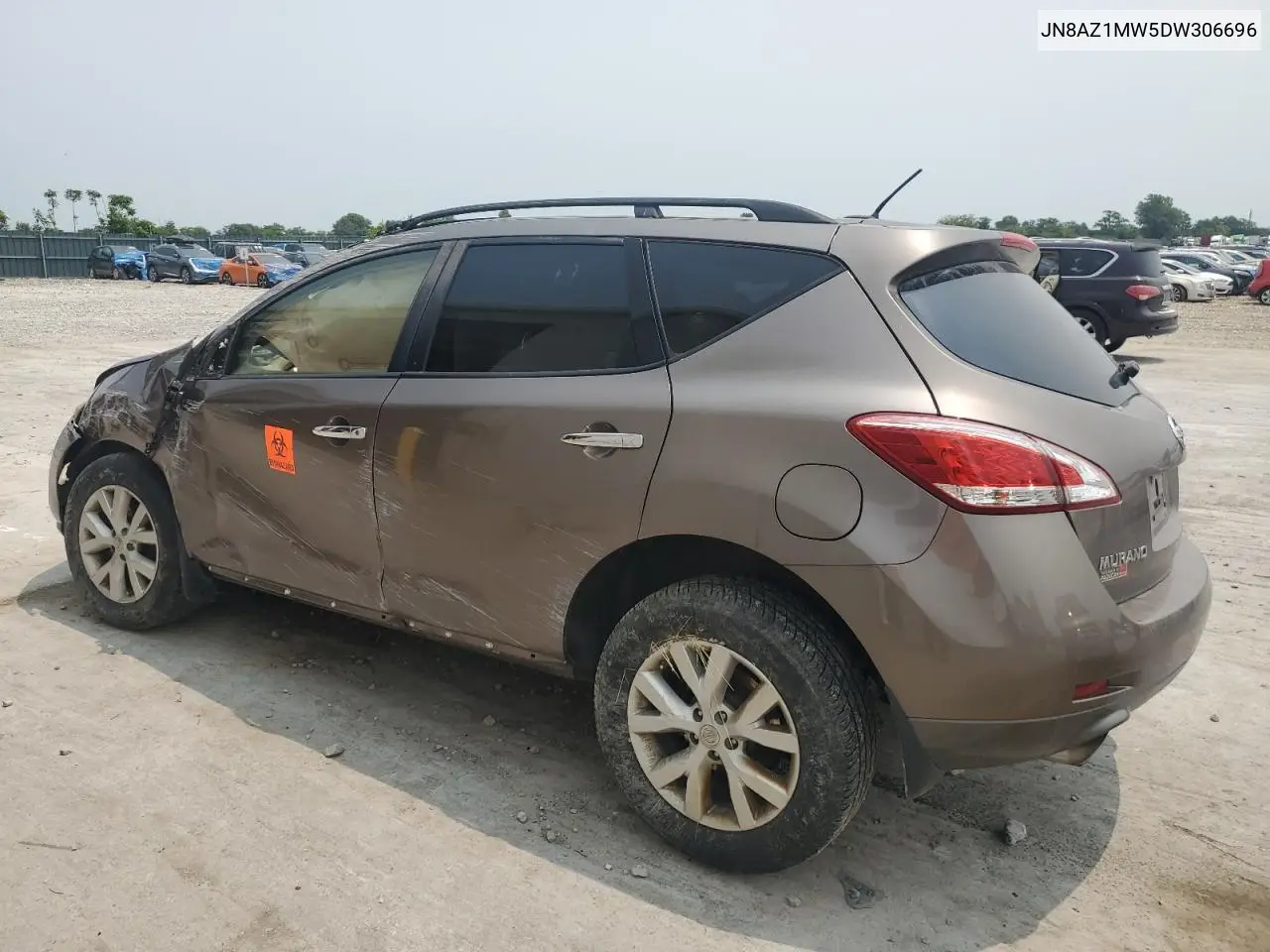 2013 Nissan Murano S VIN: JN8AZ1MW5DW306696 Lot: 59209285