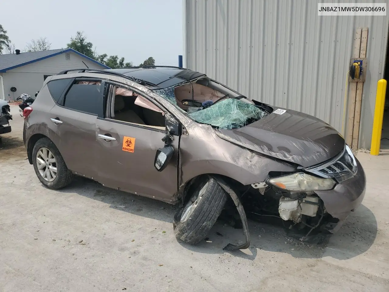 2013 Nissan Murano S VIN: JN8AZ1MW5DW306696 Lot: 59209285