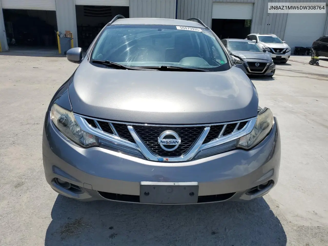2013 Nissan Murano S VIN: JN8AZ1MW6DW308764 Lot: 59475935