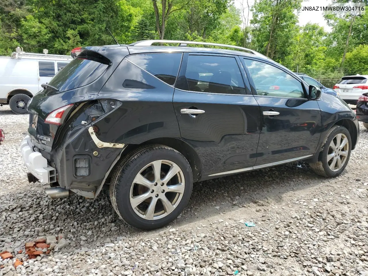 2013 Nissan Murano S VIN: JN8AZ1MW8DW304716 Lot: 59986165
