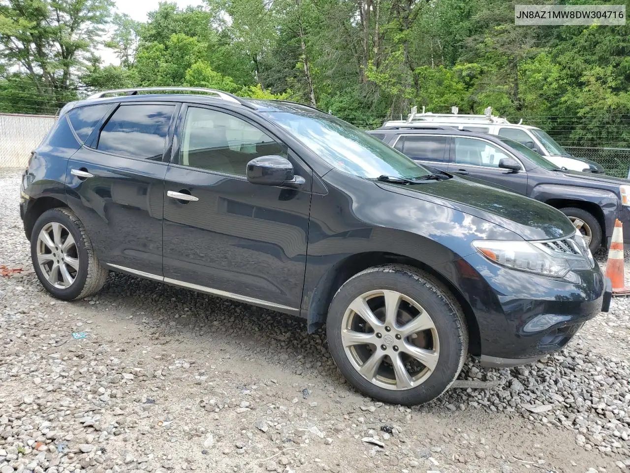 2013 Nissan Murano S VIN: JN8AZ1MW8DW304716 Lot: 59986165