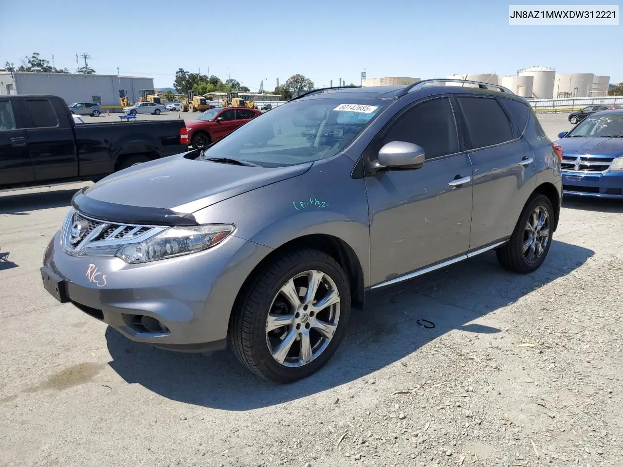 2013 Nissan Murano S VIN: JN8AZ1MWXDW312221 Lot: 60142685