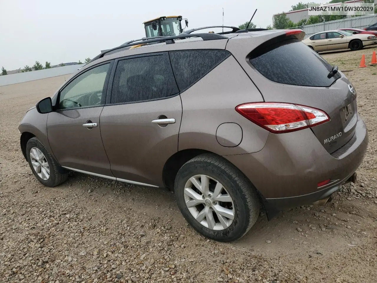 2013 Nissan Murano S VIN: JN8AZ1MW1DW302029 Lot: 60555125