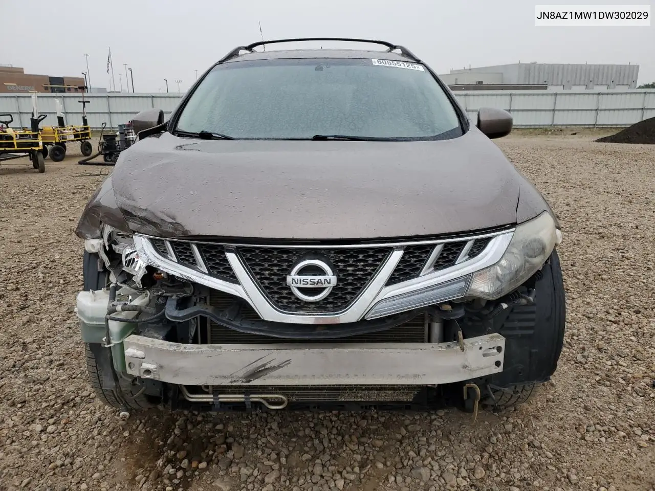2013 Nissan Murano S VIN: JN8AZ1MW1DW302029 Lot: 60555125