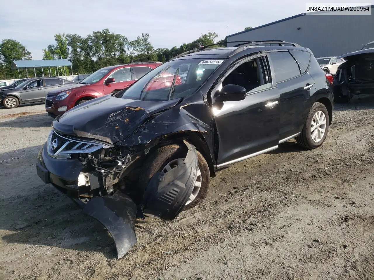 2013 Nissan Murano S VIN: JN8AZ1MUXDW200954 Lot: 60623585