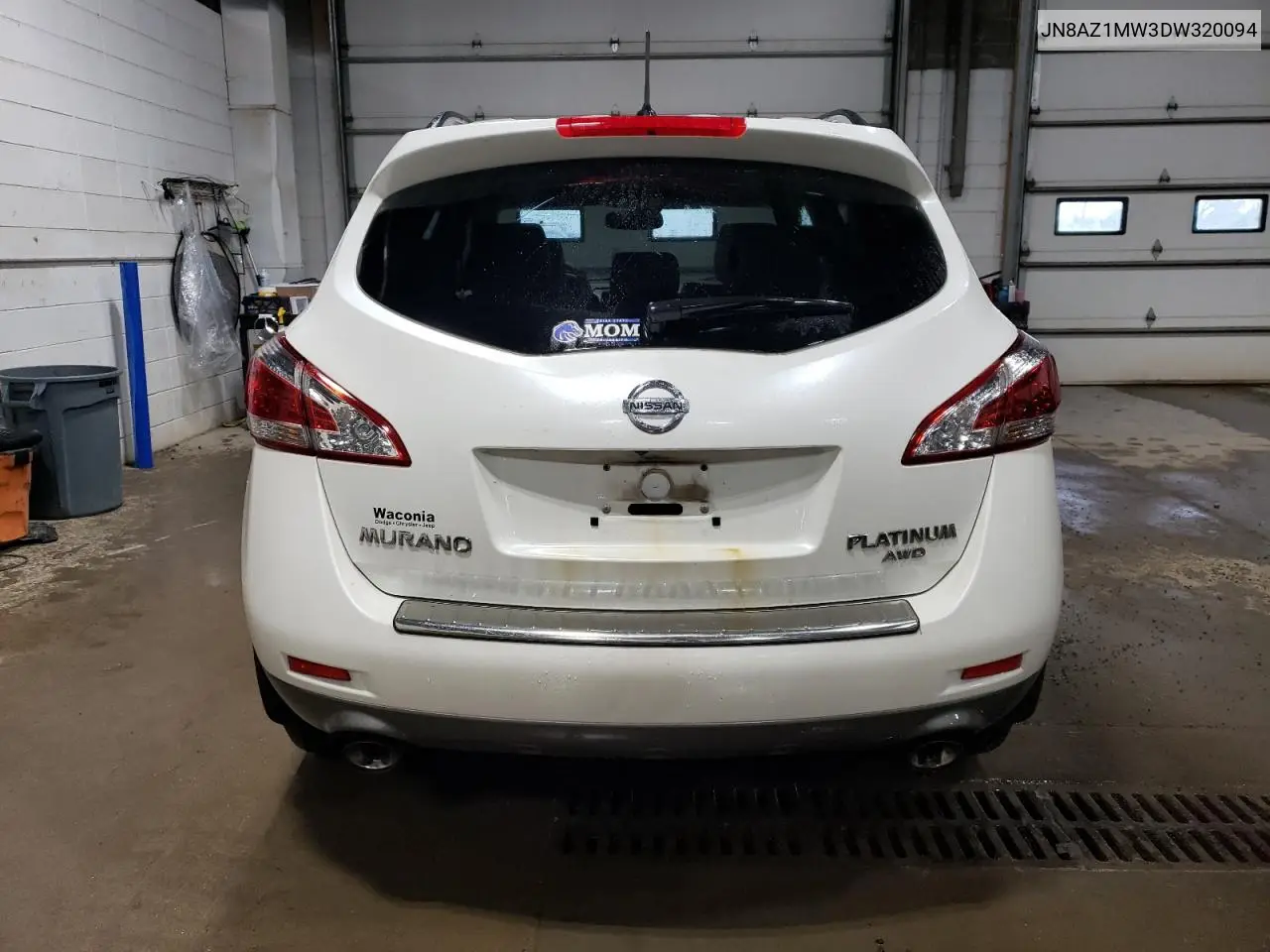 2013 Nissan Murano S VIN: JN8AZ1MW3DW320094 Lot: 60824095