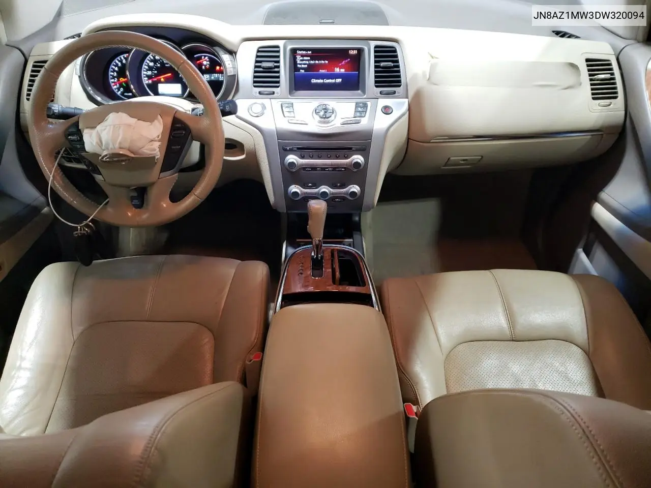 2013 Nissan Murano S VIN: JN8AZ1MW3DW320094 Lot: 60824095