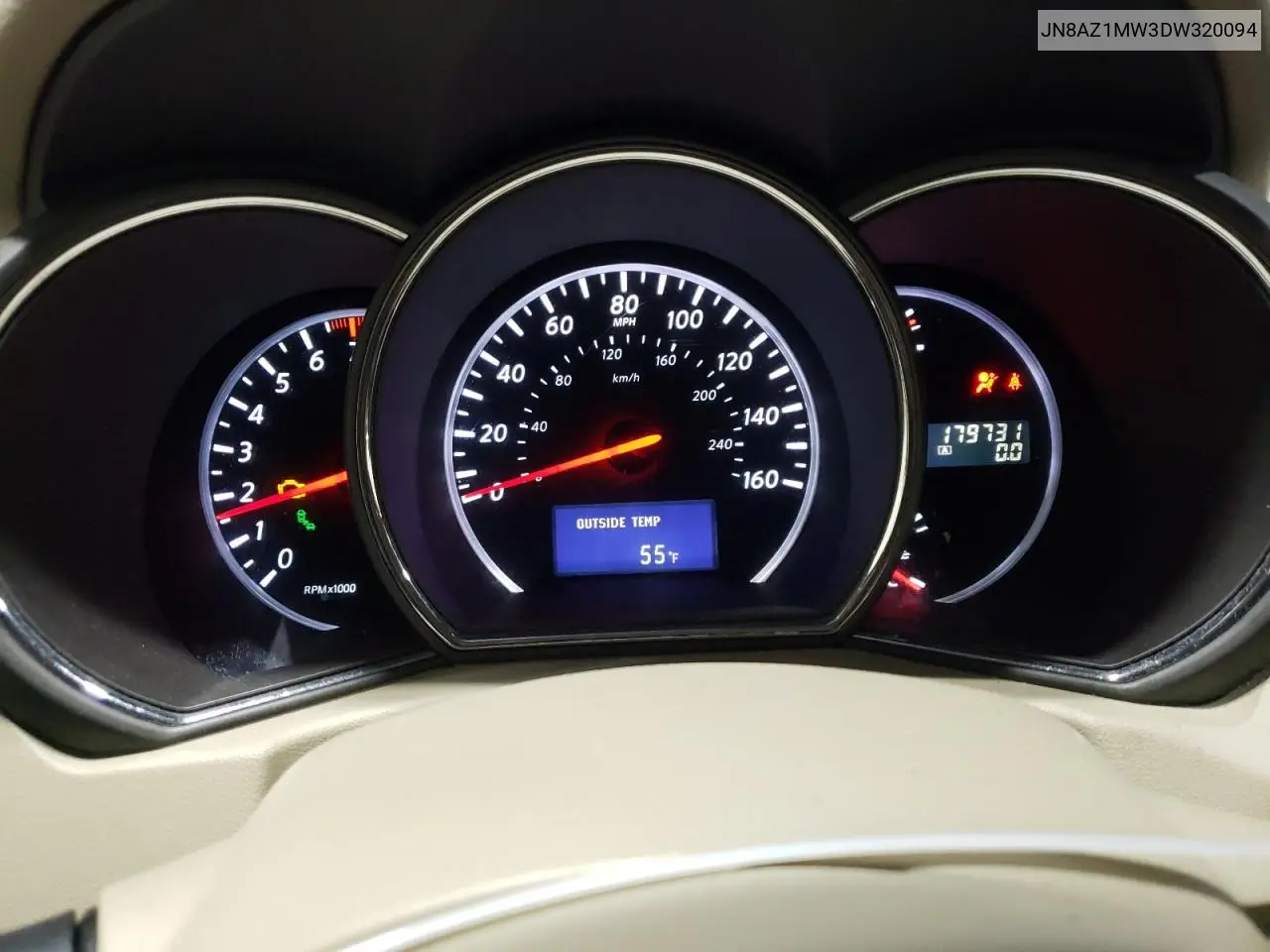 2013 Nissan Murano S VIN: JN8AZ1MW3DW320094 Lot: 60824095