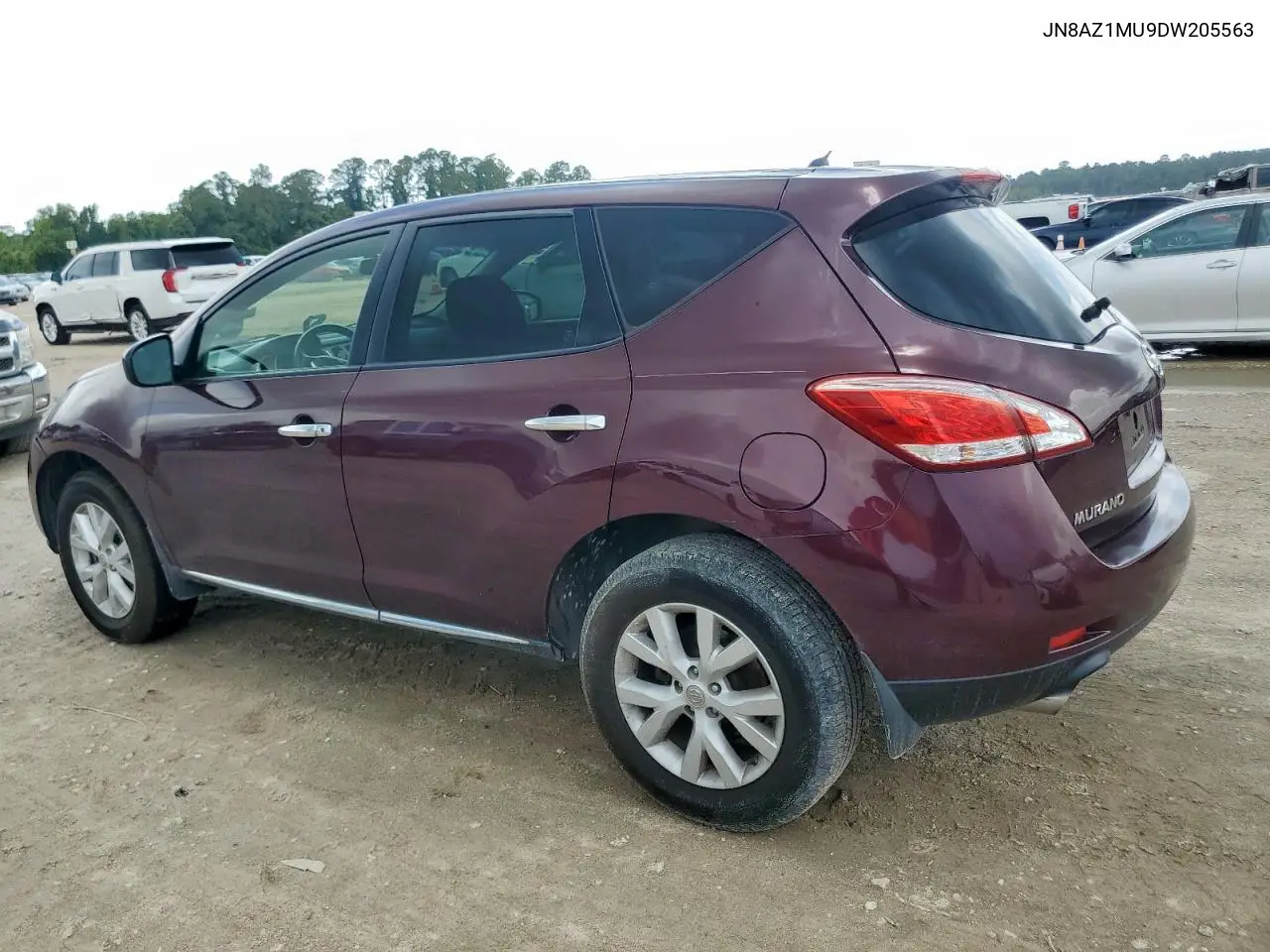2013 Nissan Murano S VIN: JN8AZ1MU9DW205563 Lot: 60833815