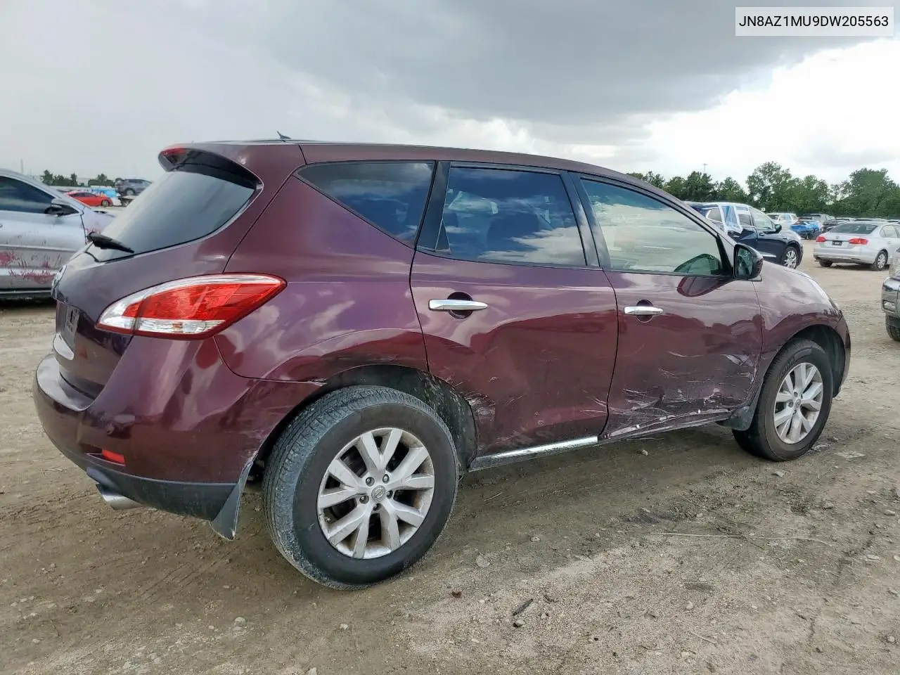 2013 Nissan Murano S VIN: JN8AZ1MU9DW205563 Lot: 60833815