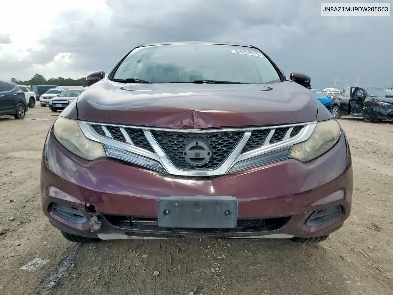 2013 Nissan Murano S VIN: JN8AZ1MU9DW205563 Lot: 60833815