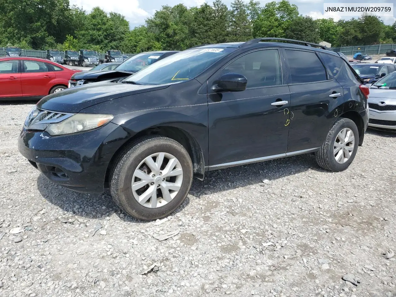 2013 Nissan Murano S VIN: JN8AZ1MU2DW209759 Lot: 60921635
